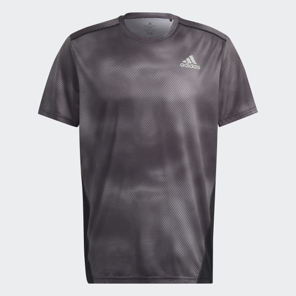 Grey Own the Run Colorblock Tee