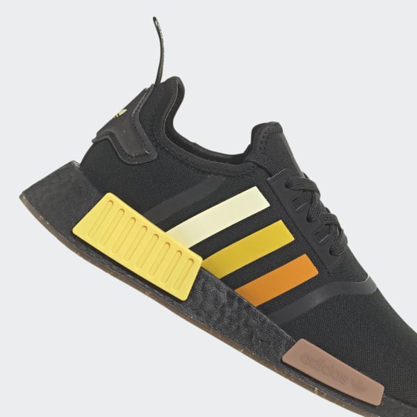 Adidas nmd black shop and yellow