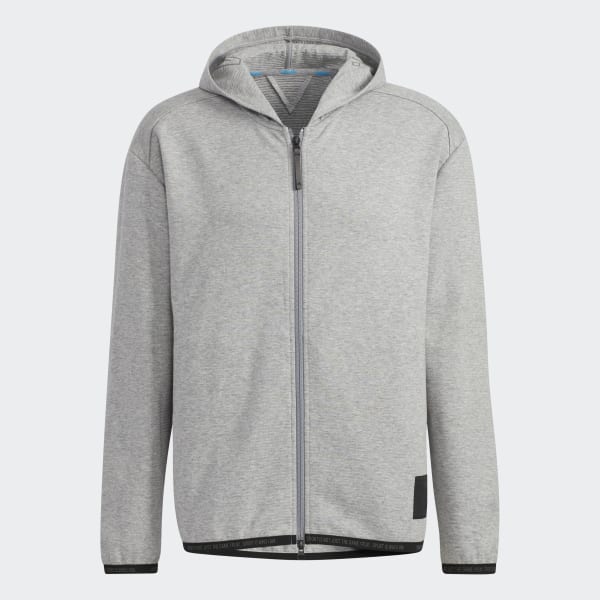 Grey Go-To Recycled Polyester COLD.RDY Full-Zip Hoodie BO095