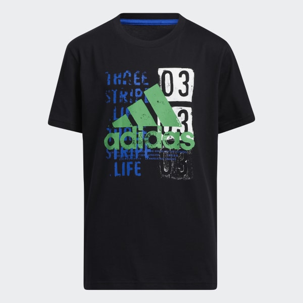 international three stripe life tee