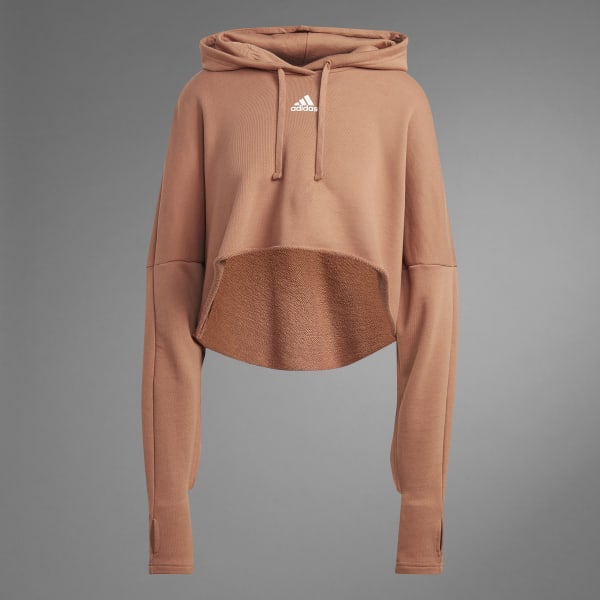 Adidas bossy 90s cropped hot sale hoodie
