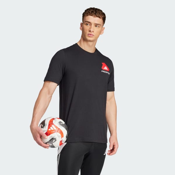 Negro Polera Predator History Estampada