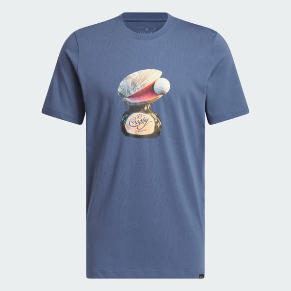 ブルー 【ゴルフ】MALBON クラムベイTシャツ