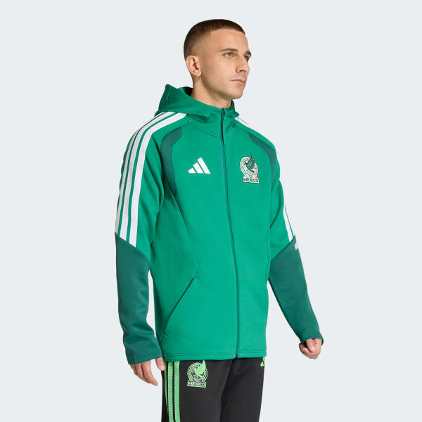 adidas Mexico 26 Tiro Pro Hoodie - Green | Free Shipping with