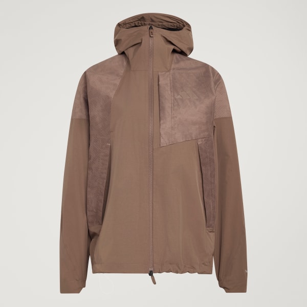 Marron Casaca Híbrida de 2,5 Capas PRIMEKNIT CLIMAPROOF Terrex Xperior