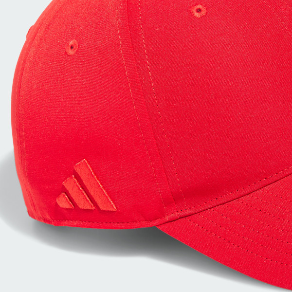 Rojo Gorra Golf Performance Crestable
