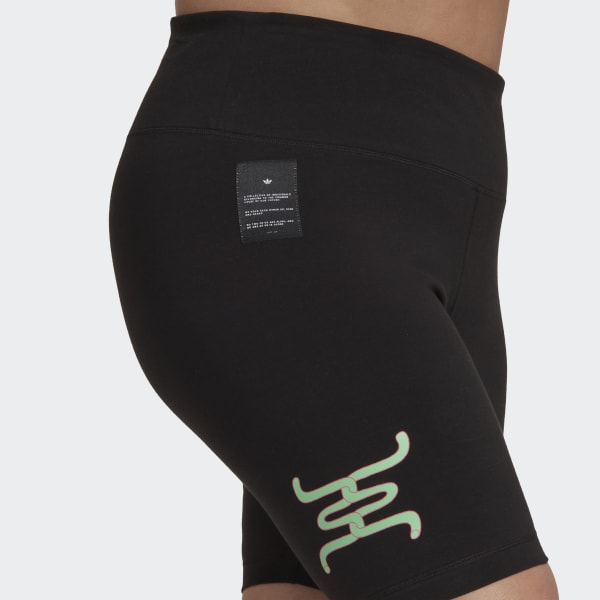 Zwart Biker Short (Grote Maat) ETW14