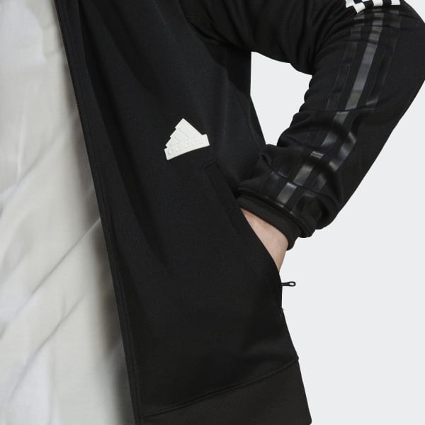 Svart 3-Stripes Fitted Track Top CN315