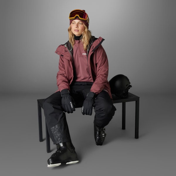 adidas Terrex Multi 2L Rain.Rdy Insulated Jacket - Burgundy | Free Shipping  with adiClub | adidas US