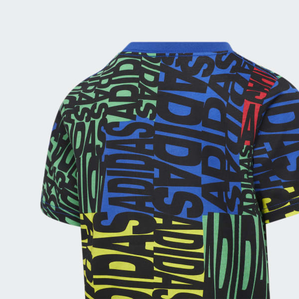 adidas allover print tee
