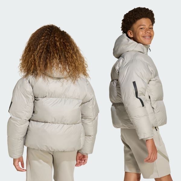 Gri adidas Z.N.E. Dolgulu Çocuk Montu