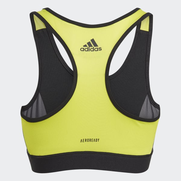 Schwarz adidas Designed To Move Leopard Bustier