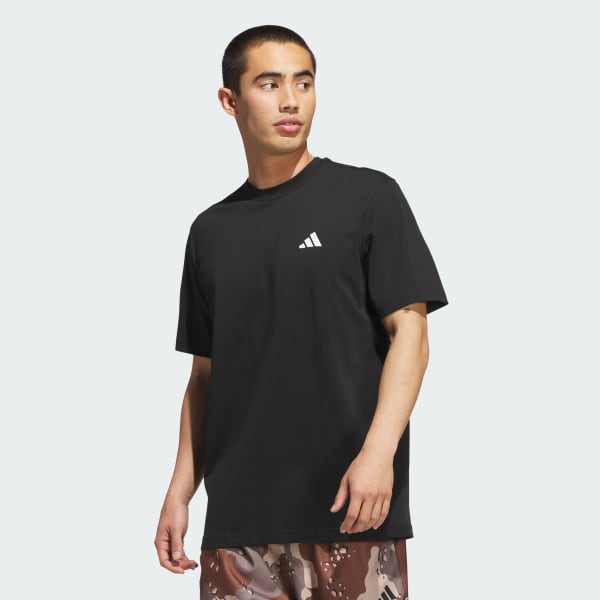 Black adidas Basketball Graphic Tee