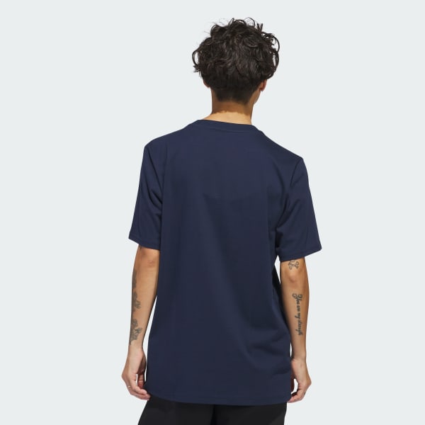 Azul Polera Manga Corta Henry Jones Maite