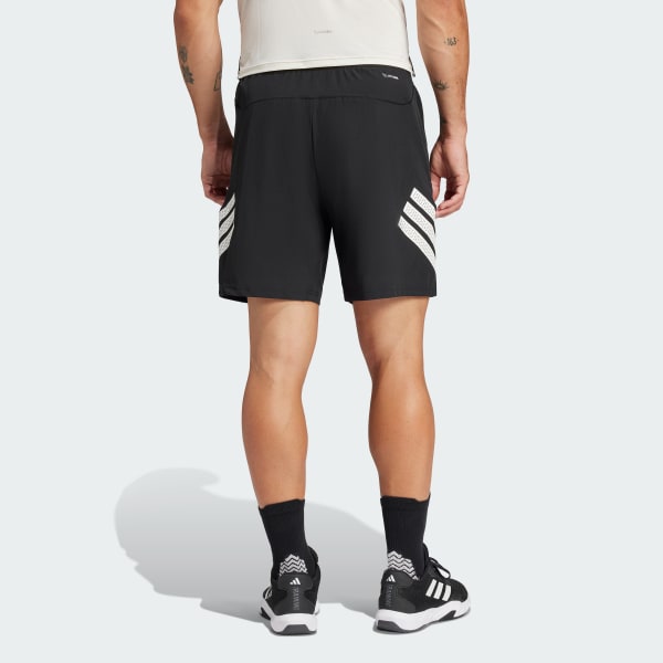 Black Icon 3-Stripes Shorts