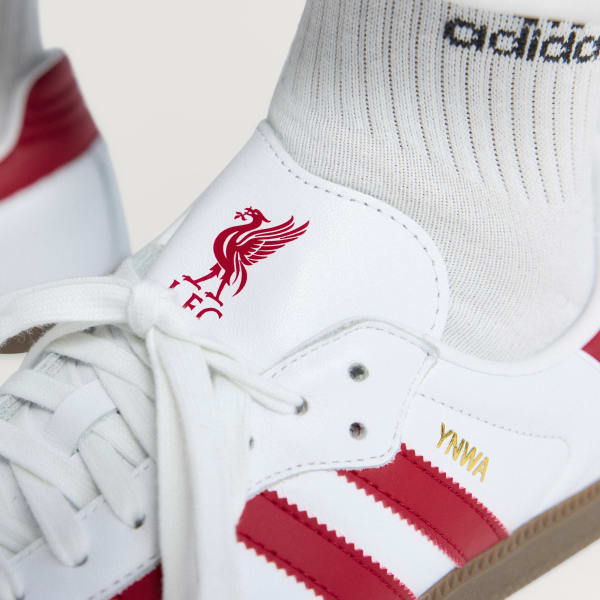 adidas Samba Liverpool FC Shoes - White | Free Shipping with