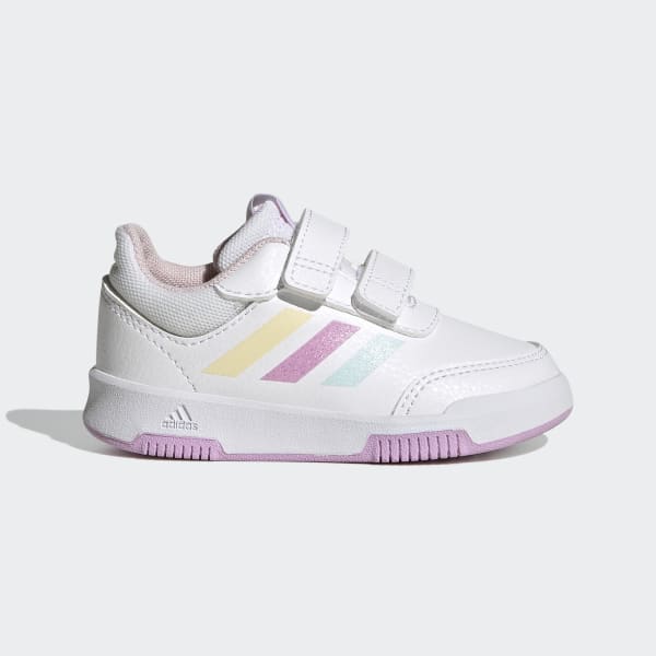 White Tensaur Hook and Loop Shoes