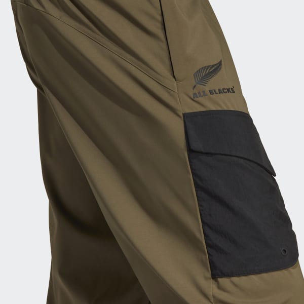 Groen All Blacks Rugby Lifestyle Tapered-Cuff Broek