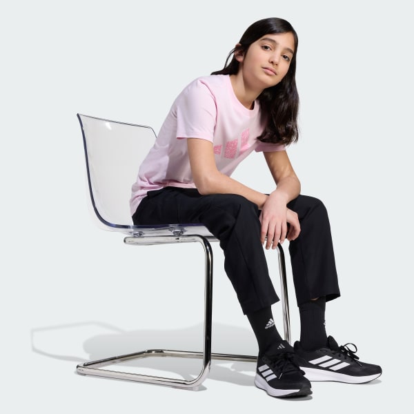 Pembe Future Icons Graphic Çocuk Tişörtü