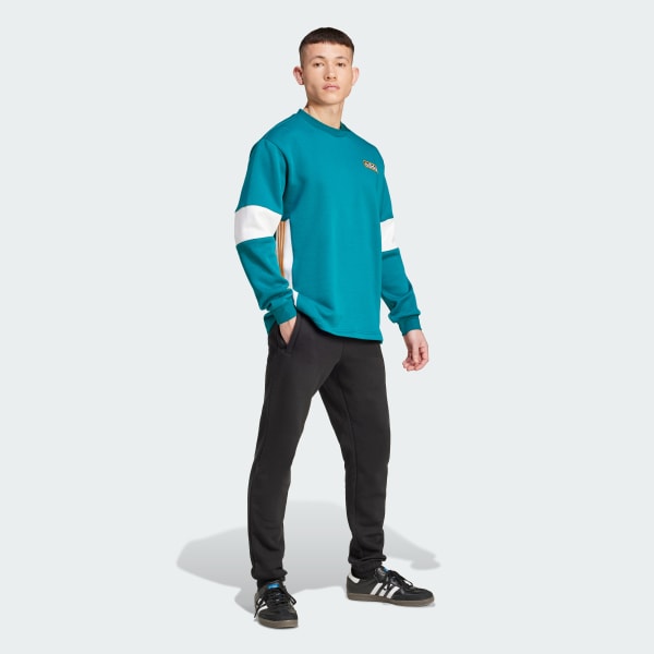 Turquoise Adibreak Crew Sweatshirt