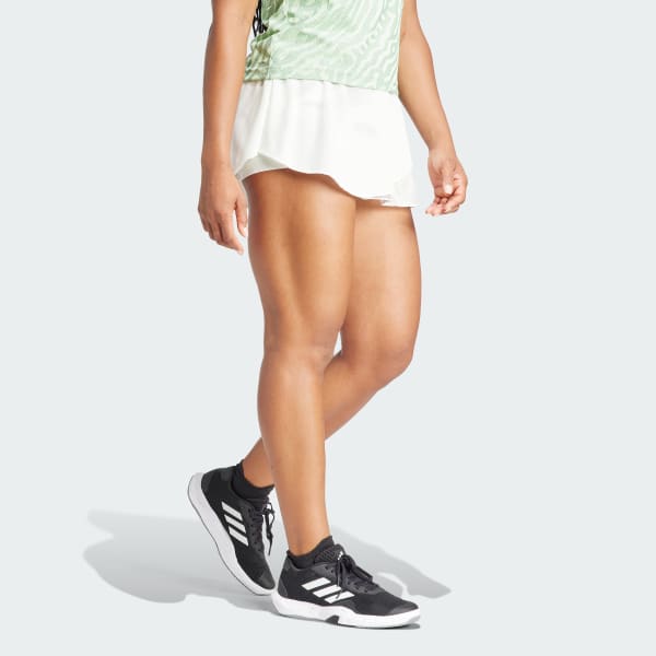 adidas Women's Tennis Tennis AEROREADY Pro Print Skirt - Green 