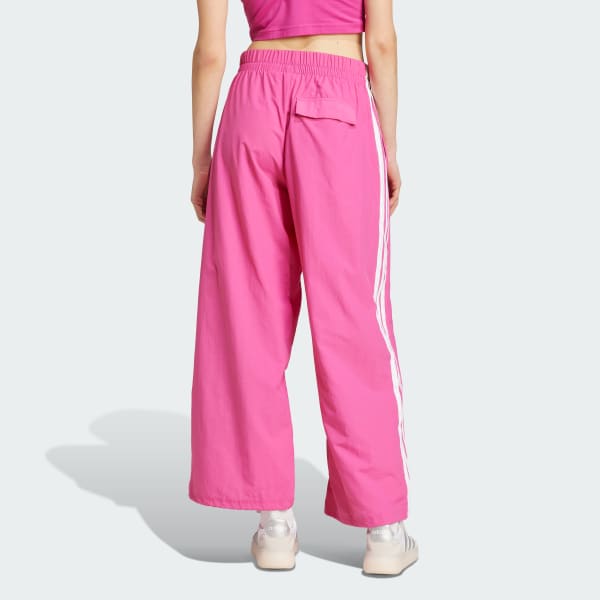 Pink Essentials 3-Stripes Lifestyle Woven Parachute Pants