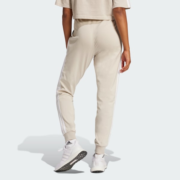 Beige Pantalón Jogger Essentials 3 Tiras