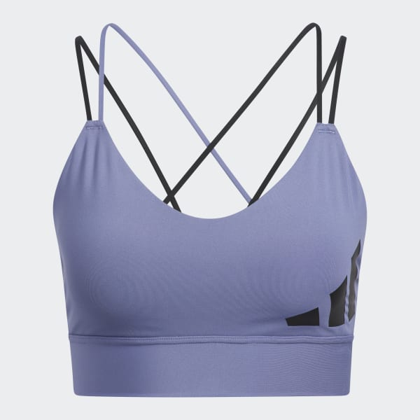 Top Deportivo de Entrenamiento All Me Soporte Ligero Purpura adidas adidas Peru