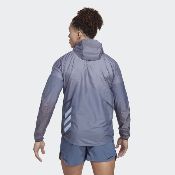 Niebieski Terrex Agravic Windweave Trail Running Windbreaker
