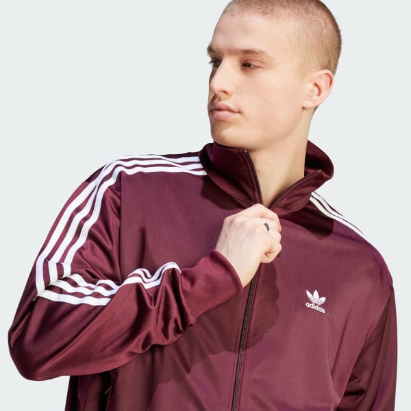 Maroon jacket adidas best sale