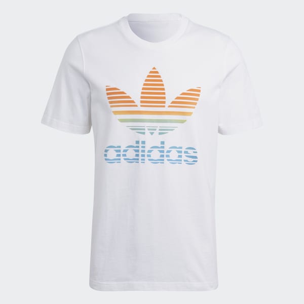 adidas Conjunto Playera Pride RM Trifolio - Blanco