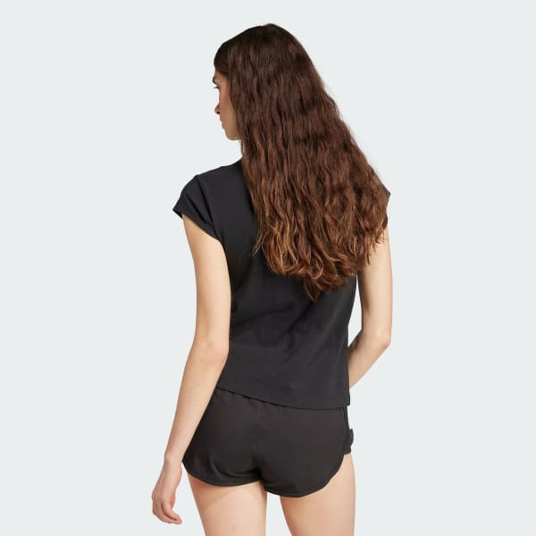 Hitam Tee Tiro Cut 3-Stripes Cotton Baby