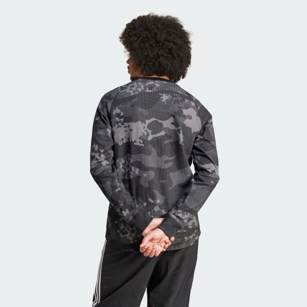 Nero Maglia Camo Waffle