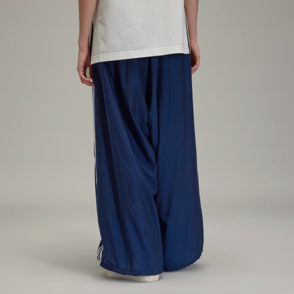 Blue Y-3 3-Stripes Nylon Pants
