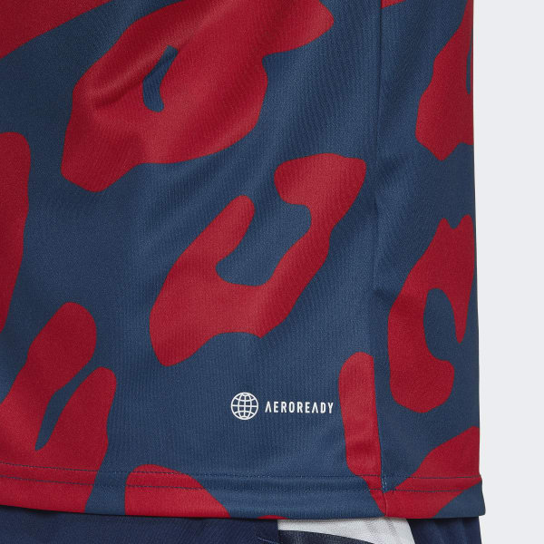 Rood Arsenal FC x adidas by Stella McCartney Pre-Match Voetbalshirt VB108