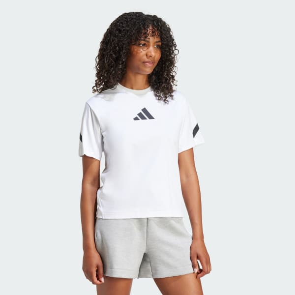 Λευκό adidas Z.N.E. Tee