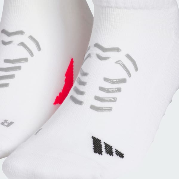 White Adizero Ankle Socks