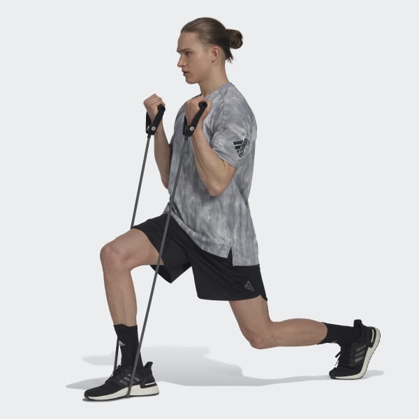 Gra Workout Spray Dye T-skjorte QD044