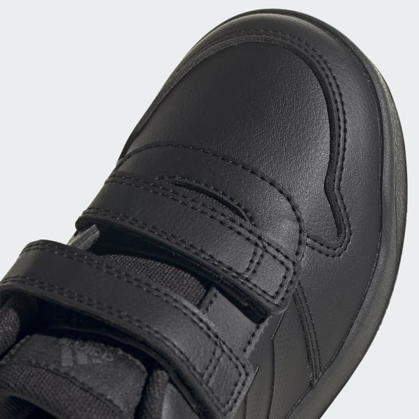 Adidas black leather school shoes on sale
