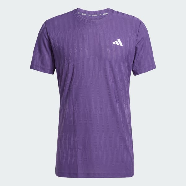 Purple Tennis Climacool+ AIRCHILL FreeLift Tee