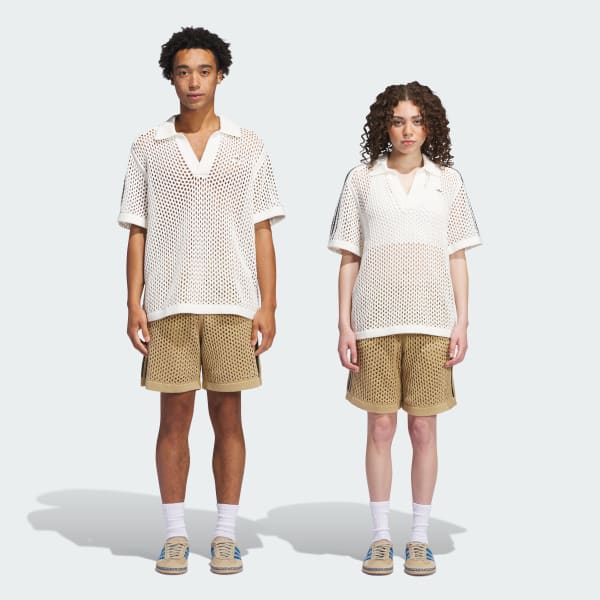 Beige CLOT Crochet Short