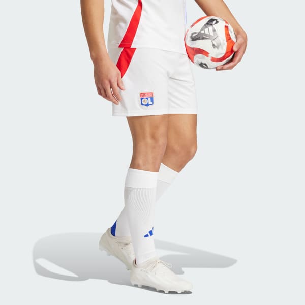 Branco Calções Principais 24/25 do Olympique Lyonnais