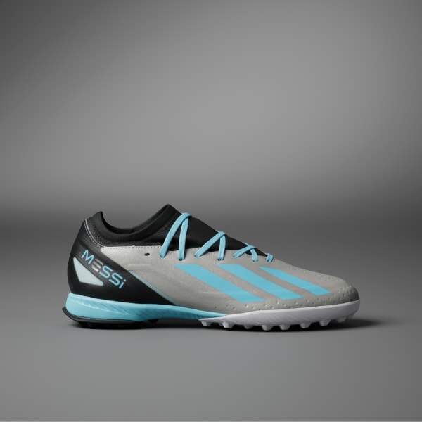 Plateado Botines X Crazyfast Messi.3 Pasto Sintético