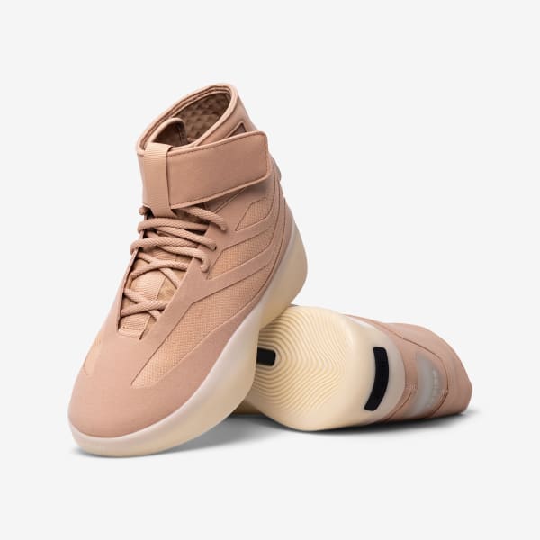 Beige Zapatillas de básquet de caña alta Fear of God Athletics II