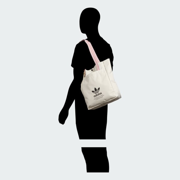 Adidas Originals Simple White & Orange Tote Bag