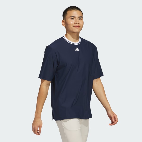 Blue Beyond The Course Mock Neck Shirt