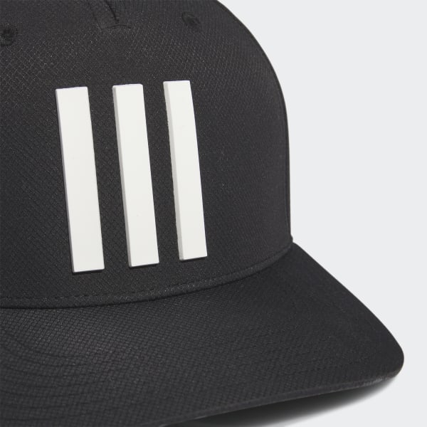 Black 3-Stripes Tour Cap