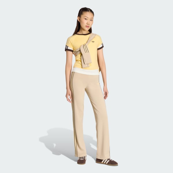 Bege CALÇA SLOUCHY STRAIGHT LEG