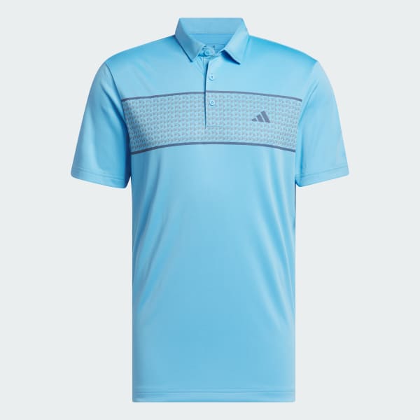 Blue Chest Stripe Polo Shirt
