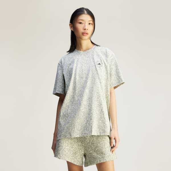 White adidas by Stella McCartney Printed Loose Tee